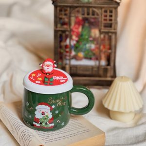 ماگ بابانوئل درب سیلیکونی